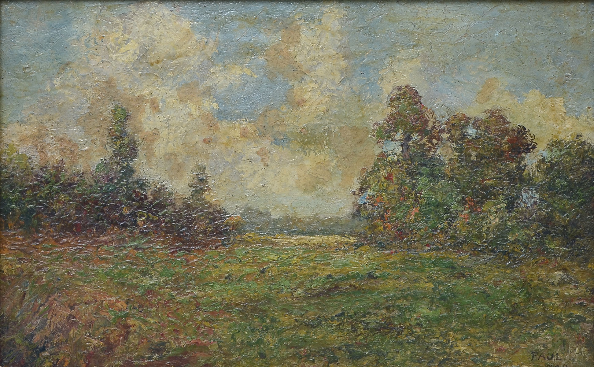 PASTORAL IMPRESSIONIST LANDSCAPE