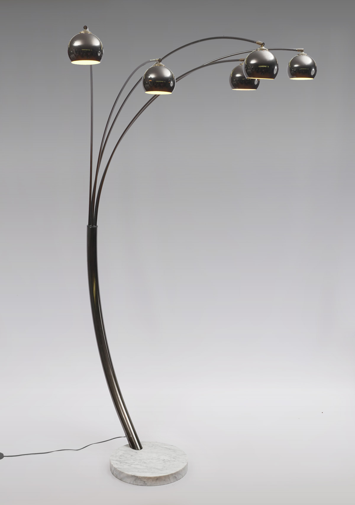 MODERN 5-ARM ARC FLOOR LAMP: Modern