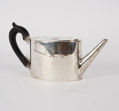 A George III silver teapot, Andrew