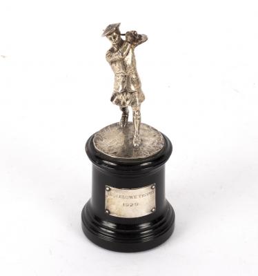 A sterling silver golf trophy  36d4dc