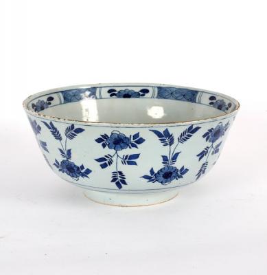 An English Delftware blue and white