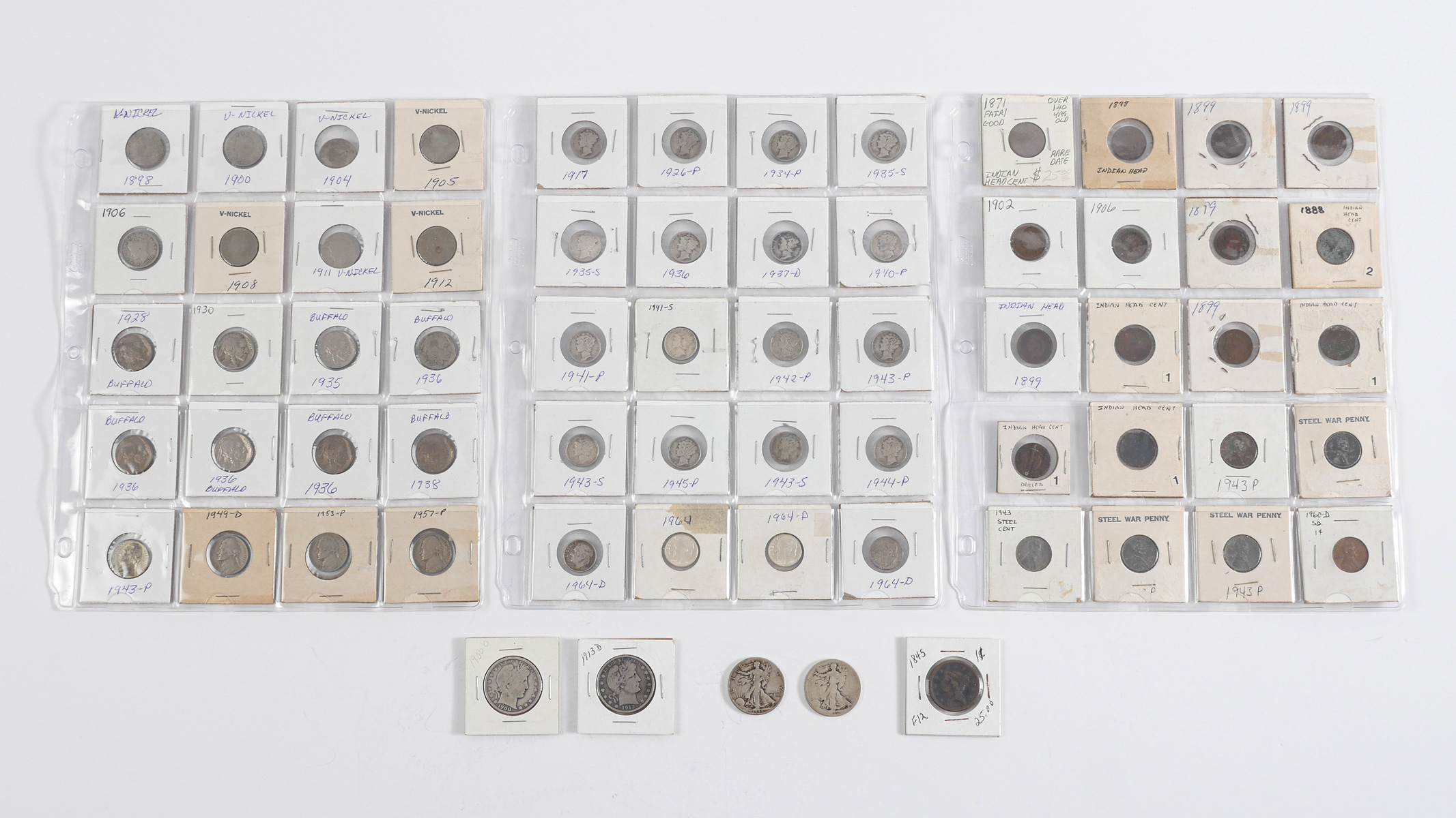ASSORTED 65 PC COIN COLLECTION  36d56c