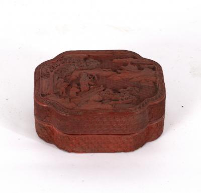 A Chinese cinnabar lacquer box 36d5b4