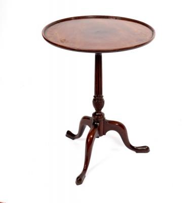 A George III mahogany wine table,