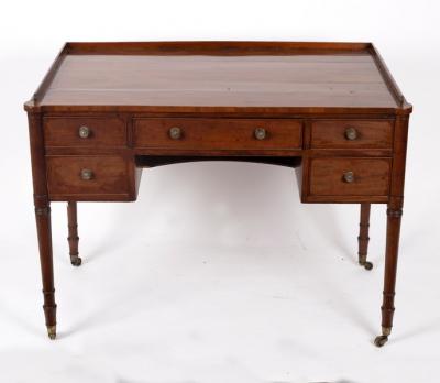 A George IV mahogany kneehole washstand