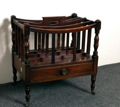 A Regency mahogany music Canterbury  36d687