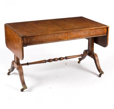A Regency style yew wood sofa table  36d6e1