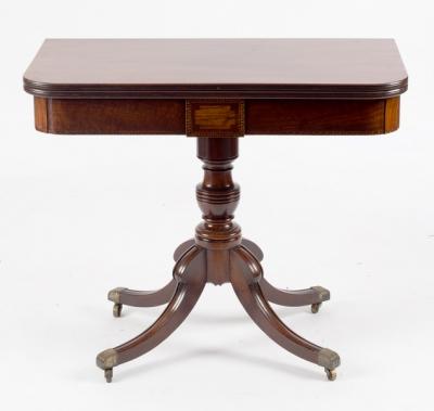 A Regency mahogany tea table the 36d703