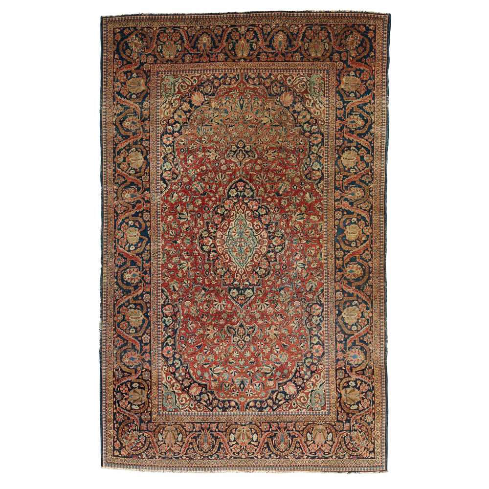 KASHAN RUG CENTRAL PERSIA LATE 36febb