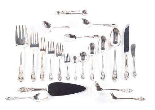 WALLACE ROSE POINT STERLING FLATWARE