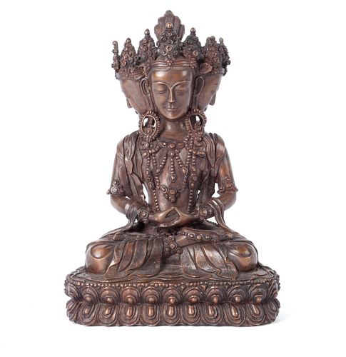 BRONZE FIGURE OF BRAHMABRONZE FIGURE 36ff99