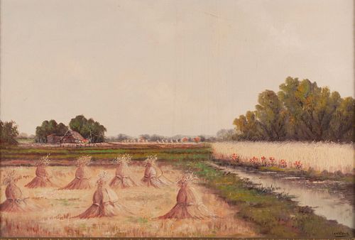 HAYFIELD LANDSCAPE (DUTCH SCHOOL,