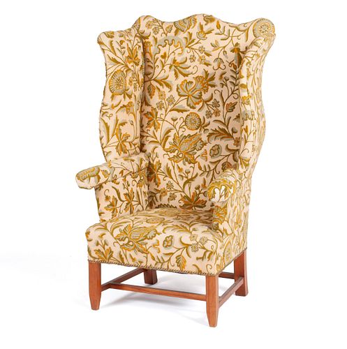 TALL WINGBACK CHIPPENDALE ARMCHAIRTALL