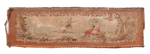 GROS ET PETIT POINT TAPESTRY VALANCEGROS