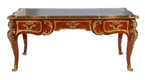 LOUIS XV STYLE BUREAU PLATLOUIS 37008c