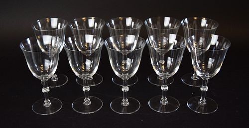 10 LALIQUE BEAUGENCY STEMWARE WATER 3700d9