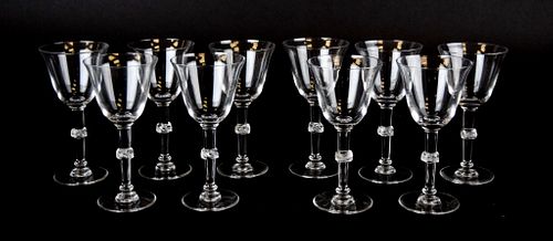 10 LALIQUE BEAUGENCY STEMWARE CORDIAL 3700da