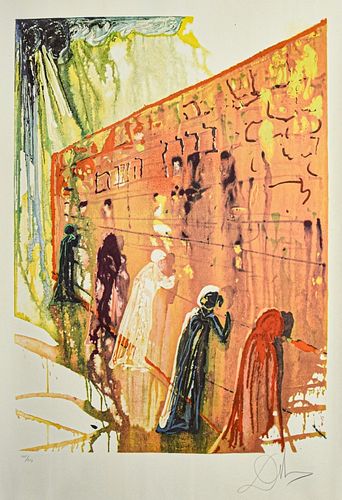 SALVADOR DALI LITHOGRAPH LE MUR 370112