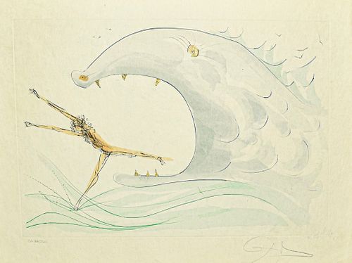 SALVADOR DALI ETCHING JONAH AND 370113