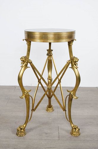 BRONZE MARBLE TOP GUERIDONBronze