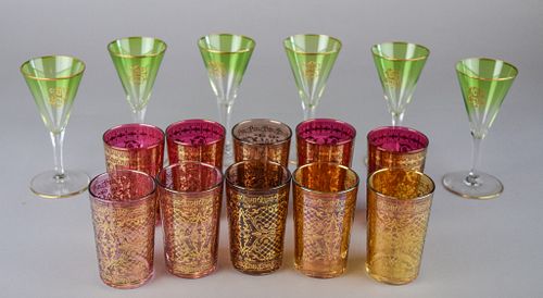 GROUPING OF VICTORIAN GLASSWARE10 37016d