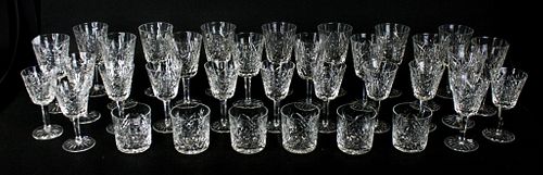 34 PIECES WATERFORD CLARE CRYSTAL 370170