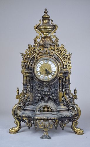 FRANZ HERMLE LOUIS XV STYLE GILT