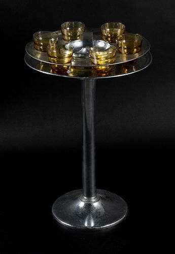 ART DECO STYLE COCKTAIL TABLE WITH 3701e7