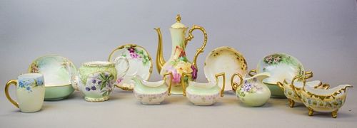 GROUPING OF LIMOGES PORCELAIN14 3702ea