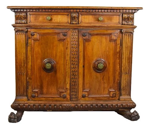 18TH CENTURY CONTINENTAL CARVED 3702f5