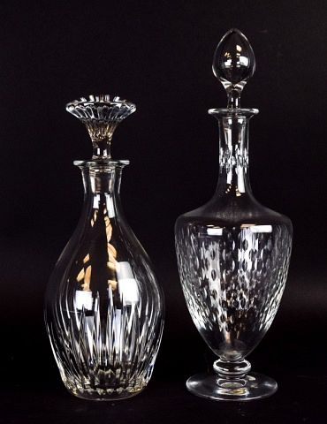 2 BACCARAT CRYSTAL DECANTERSMassena 370300