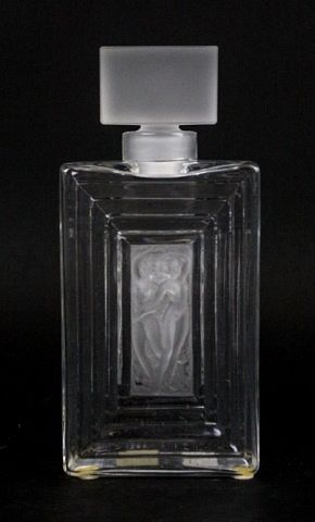 LALIQUE DUNCAN CRYSTAL DECANTERRectangular