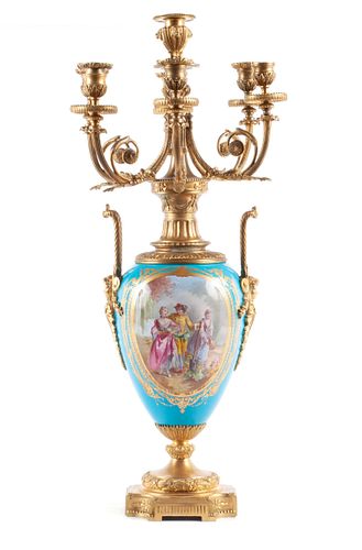 LOUIS XV STYLE SEVRES PORCELAIN 37038b