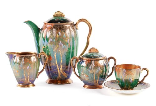 CARLTON WARE TEA SERVICE FOR SIXCARLTON