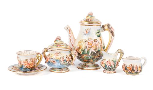 CAPODIMONTE PORCELAIN DEMITASSE