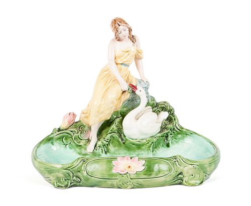 LEDA AND THE SWAN PLANTER BY F.