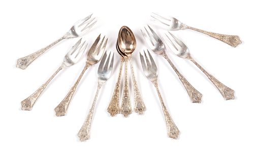 TIFFANY STERLING FLATWARE IN THE PERSIAN