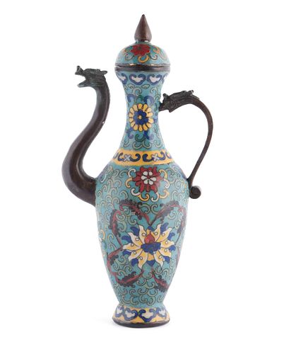 GUANGXU CLOISONNE COVERED EWERGUANGXU