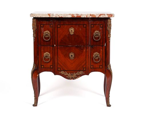 LOUIS XV STYLE MARBLE TOP PETITE 370420