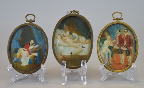 3 EROTIC HAND PAINTED MINIATURES3