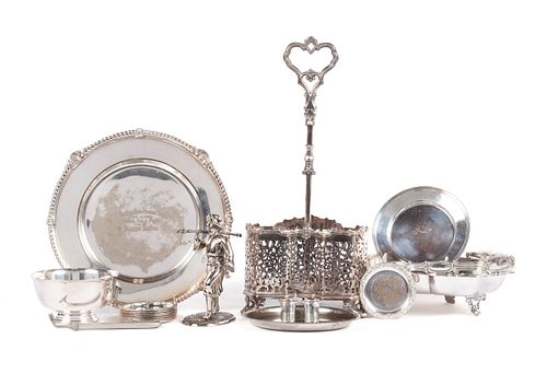 SELECTION OF TROPHIES, STERLING