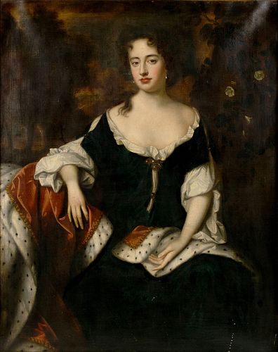 PORTRAIT OF A YOUNG QUEEN ANNE,