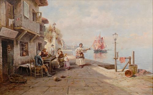 COSTAL OIL SCENE BY ANTONIO BUCHIERICOSTAL