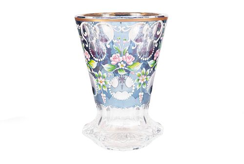 BOHEMIAN GLASS TUMBLER ATTRIBUTED 3707f0