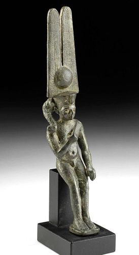 EGYPTIAN BRONZE NUDE HARPOKRATES 37081f