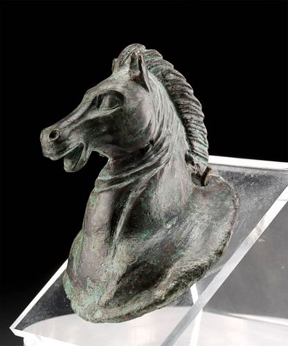 RARE ROMAN COPPER APPLIQUE - HORSE