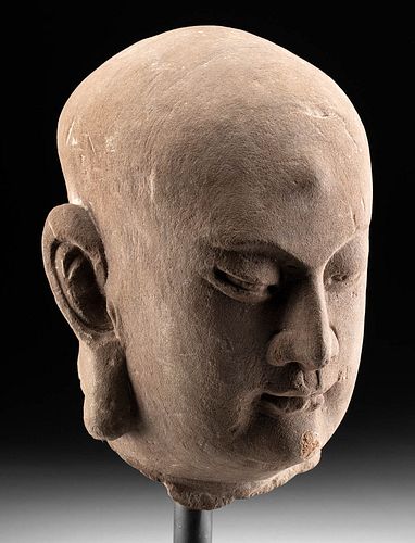 LARGE CHINESE TANG SANDSTONE BUDDHIST 37083b