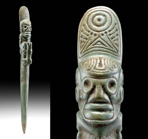 TAINO RHYOLITE CEREMONIAL SCEPTER 370854