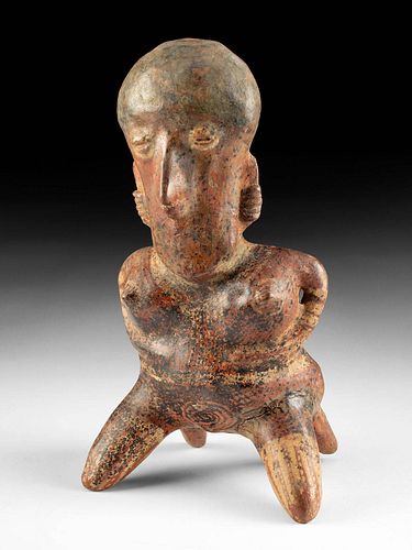 NAYARIT SEATED NUDE FEMALE EX BARAKATPre Columbian  370987