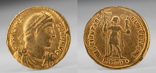 ROMAN GOLD SOLIDUS VALENS Originally 370a9c